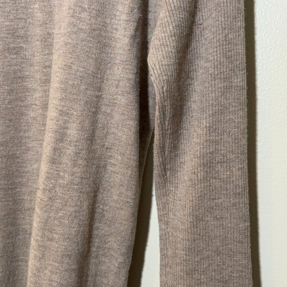 Caslon Cowl Neck Tunic Sweater Women's Small Taupe Gray Cozy Relaxed - Picture 11 of 12